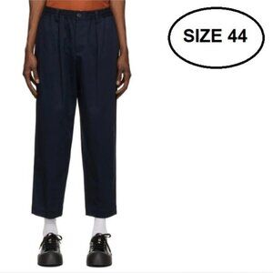 Nwt - Marni, Men’s Cropped Gabardine Trousers In Navyblue. Size: 28 Us.